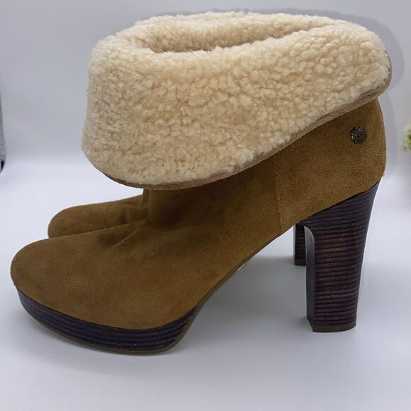 ✨UGG Dandylion Bootie 8 in Chestnut✨EUC✨ - Picture 4 of 11